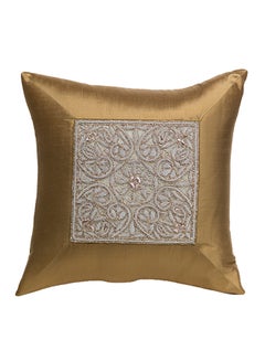 اشتري Decorative Pillow Chickoo 40x40centimeter في الامارات