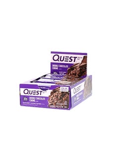 اشتري Pack Of 12 Protein Bar Double Chocolate Chunk Flavor (20g) في الامارات