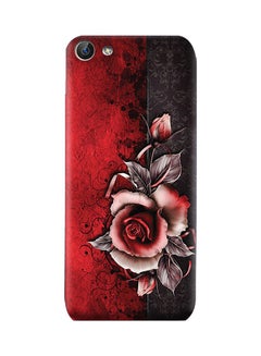 Buy TPU Silicone Case with Vintage Rose Pattern For Vivo V5s Multicolour in UAE