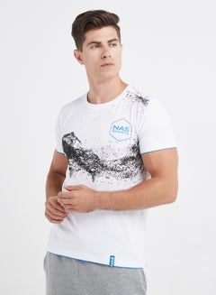 Buy Classic Graphic T-Shirt White in UAE
