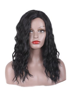 Buy Long Curly Hair Natural Wig Black in Saudi Arabia