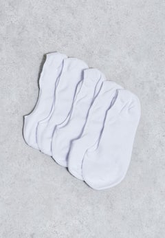 Buy Basic 5 Pack Multi Short Socks White in Saudi Arabia