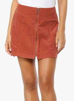 Buy Mini Skirt Brown in UAE