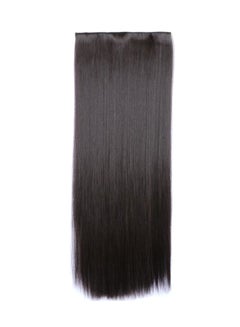 Buy Fashion Several Different Colors Long Straight Hair Extension Black in Saudi Arabia