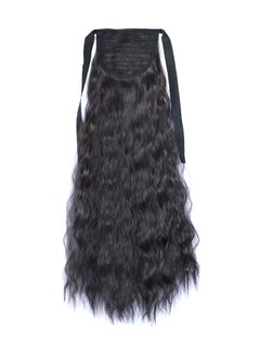 Buy Natural Fluffy Corn Hot Long Curly Magic Hair Ponytail Can Be Dyed And Perm Black in Saudi Arabia