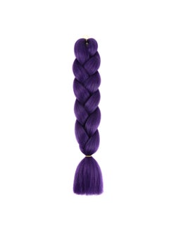 Buy African Braids Hair Extension 24Inch Chemical Fiber Wig Purple in UAE