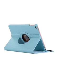 Buy 360 Degree Leather Smart Cover Case For 2018/2017 Apple Ipad 9.7 Inch Blue in Saudi Arabia
