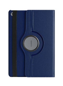 Buy Folio Case Cover For Huawei MediaPad M5 Lite 10.1-Inch Dark Blue in UAE