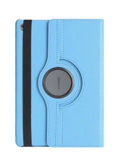 Buy Folio Case Cover For Huawei MediaPad M5 Lite 10.1-Inch Light Blue in UAE