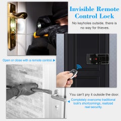 Buy 2-Piecce 720P WiFi Visual Intercom Door Phone 2 Way Audio Video Motion Sensor Remote Control Doorbell Set Black 0.38kg in UAE