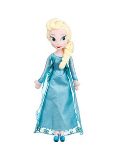 اشتري طقم دميه محشوة من قطعتين بتصميم مستوحى من فيلم "Frozen" على شكل الأميرة إلسا والأميرة آنا في السعودية