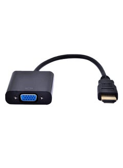 اشتري محول من منفذ HDMI إلى منفذ VGA/ ‏SVGA/ ‏RGB أسود في السعودية