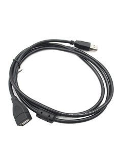 Buy USB 2.0 Type A Male To Female Extension Extender Charging Data Cable 3 meter Black in Saudi Arabia