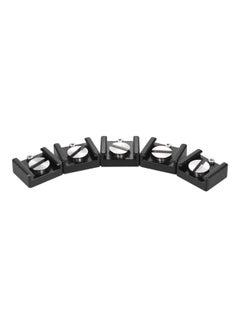 Buy 5-Piece Universal Cold Shoe Mount Adapter Set Black/Silver in Saudi Arabia