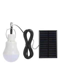 اشتري مصباح LED يعمل بالطاقة الشمسية أسود/ أبيض 12.8 X 7 X 6.5Ø³Ù†ØªÙŠÙ…ØªØ± في الامارات