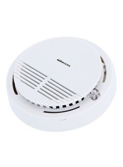 Buy Fire Smoke Detector Sensor Security System For Home Kitchen White in UAE