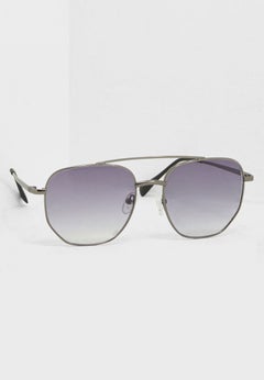 Buy Men's UV Protection Rectangular Sunglasses 18033 in UAE