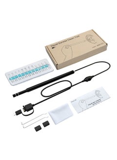 Buy 3-In-1 USB Ear Cleaning Earpick Kit Black in UAE