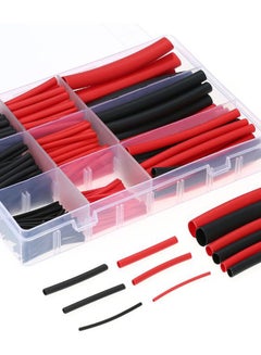 Buy 270-Piece Dual Wall Adhesive Heat Shrink Tubing Kit Red/Black in Saudi Arabia