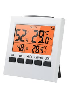 Buy LCD Digital Wireless Hygrometer Multicolour in UAE