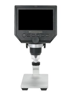 Buy Portable LCD Display Electronic Digital Video LED Microscope Black in Saudi Arabia