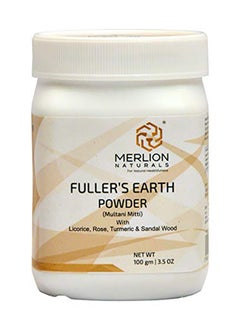 اشتري Fullers Earth (Multani Mitti) Face Pack Powder With Sandal Wood 100 غم في الامارات