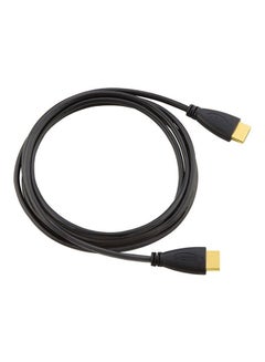 اشتري كابل HDMI لمشغل بلوراي ثلاثي الأبعاد وأجهزة Ps4 وأقراص دي في دي والإكس بوكس وأجهزة التلفزيون عالية الدقة وشاشات LCD بدقة 1080 بيكسل أسود في الامارات