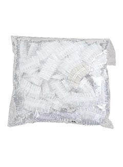 Buy 100-Piece Disposable Earmuffs Clear 10x10cm in Egypt