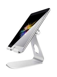 Buy Desktop Stand Holder For Tablet Silver in UAE
