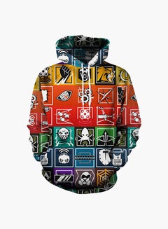 Buy 3D Printing Long Sleeve Hoodie colored in Saudi Arabia