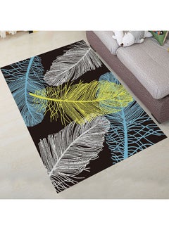 Buy Feather Pattern Living Room Carpet Multicolour 40X60cm in Saudi Arabia