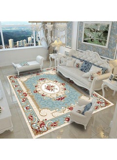 Buy European Retro Theme Living Room Carpet Multicolour 50X80cm in Saudi Arabia