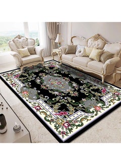 Buy 3D Geometric Pattern Rugs Fashion Modern Area Rugs Non-Slip Floor Carpet For Living Room Bedroom And Kitchen Multicolour 50X80centimeter in Saudi Arabia