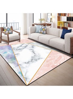 Buy Marble Grain Living Room Carpet Multicolour 40X60cm in Saudi Arabia