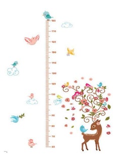 Buy Cartoon Printed Height Measuring Wall Sticker Multicolour 50 x 70centimeter in UAE