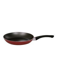 Buy Non-Stick Fry Pan Red/Black 24centimeter in Saudi Arabia