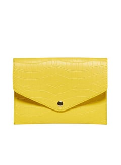 Buy Flap Over Belt Bumbag Yellow in UAE