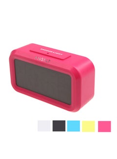Buy Anself LED Digital Alarm Clock Pink in UAE
