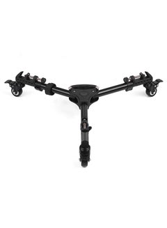 Buy Tri-Wheel Tripod Dolly Black in UAE