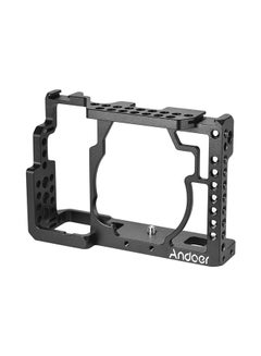 Buy Camera Cage Video Making Stabilizer With Cold Shoe Mount For Sony A7/A7R/A7S Black in Saudi Arabia