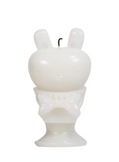 Buy Rabbit Animal Shape Scented Candle White 270grams in Saudi Arabia