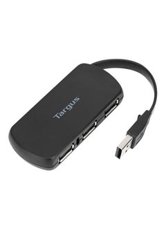 Buy 4-Port 2.0 USB Hub Black in Saudi Arabia