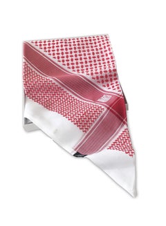 Buy Formal Printed Shemagh Red/White in Saudi Arabia