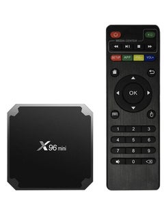 Buy X96 mini Android HD Media Player Set Top Box V3264 Black in Saudi Arabia