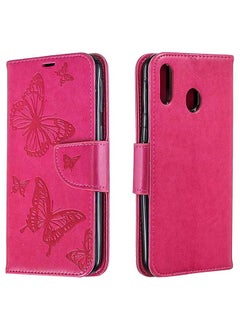 Buy Flip Case Cover For Samsung Galaxy M20 Pink in UAE
