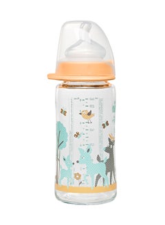Buy Wide Neck Glass Bottle 240 ML, Deer Girl in UAE