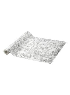 Buy Colouring Paper Roll Black/White in UAE