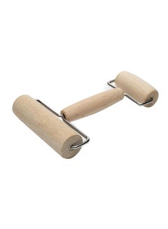 Buy Double Ended Pastry And Pizza Roller Beige 1.25x4.5x7inch in Saudi Arabia