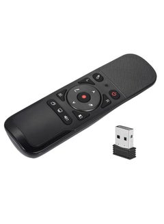 Buy Wireless Remote Control Air Mouse Laser Pointer Black in UAE