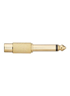 Buy RCA Gold Plated Audio Jack Adaptor Gold in UAE